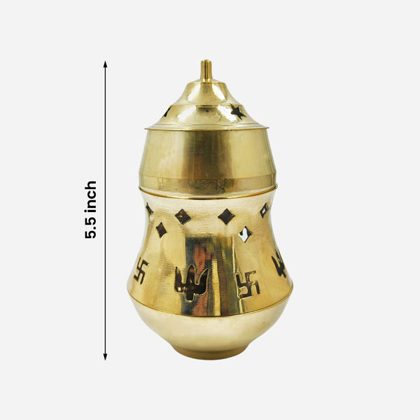 Brass Camphor Diffuser Lamp