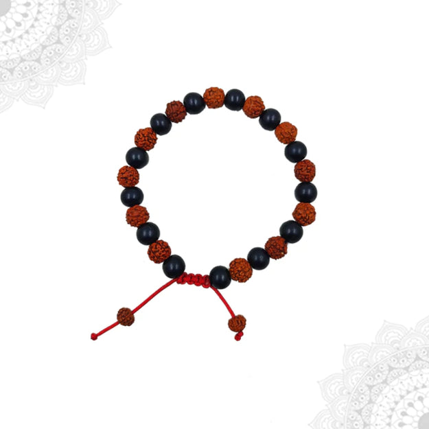 Karungali Rudraksha Bracelet by Om Spiritual Shop