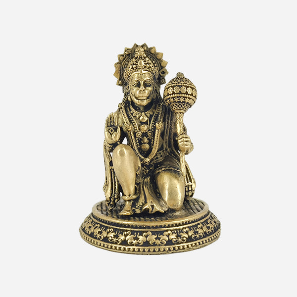 Brass Hanuman statue