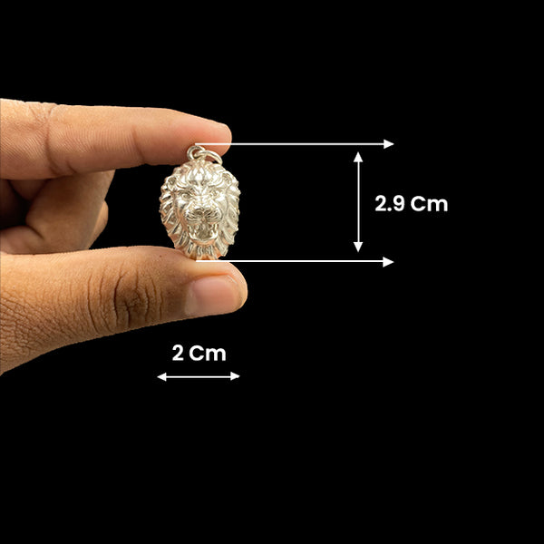 మెజెస్టిక్ లయన్ లాకెట్టు వెండి