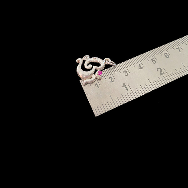 ఓం గణేష్ లాకెట్టు వెండి