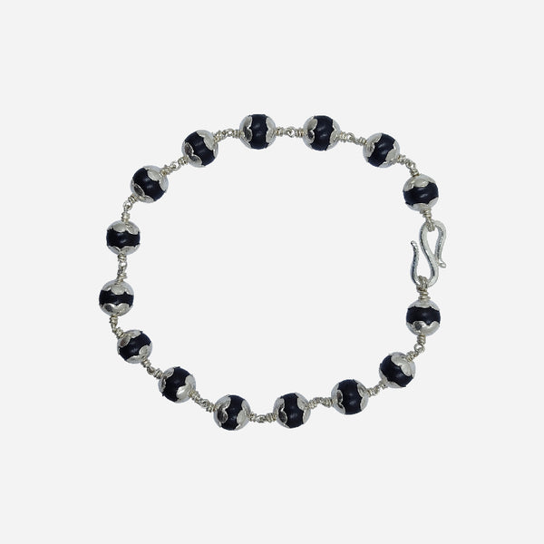 கருங்காலி வெள்ளி மூடிய வளையல்