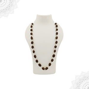 4 Face Rudraksha Silver Maala
