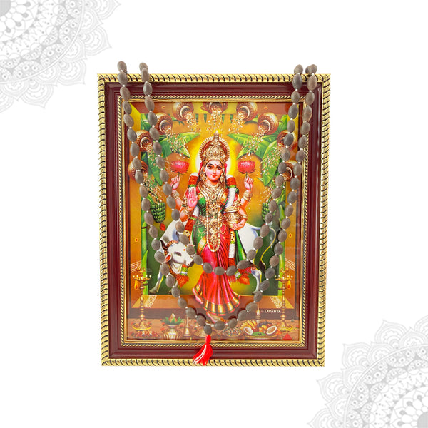 Vastu Grihalakshmi Frame with Lotus Bead Malai (108+1 beads)