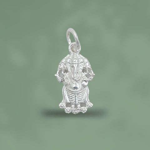 Panchamukha Ganesh Pendant Silver