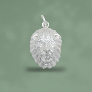 Majestic Lion Pendant Silver