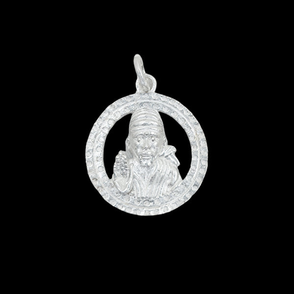 Sai Baba Blessing Pendant Silver