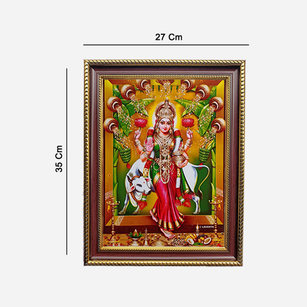 Vastu Grihalakshmi Frame with Lotus Bead Malai (108+1 beads)