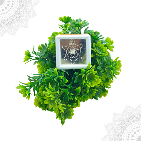 Kachhua Yantram in Silver (Pocket-sized)