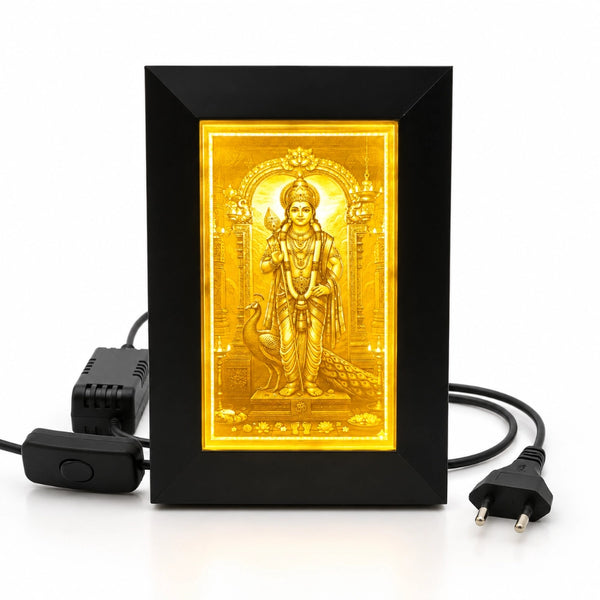 Divine LED Lord Murugan Frame