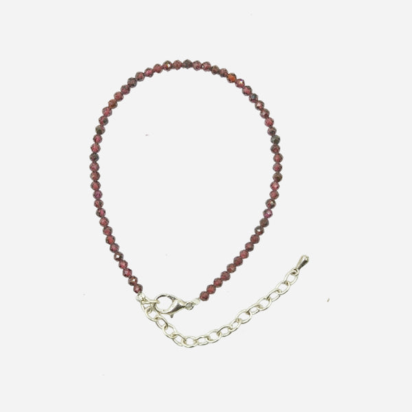 Red Garnet Crystal Bracelet