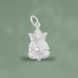 Ganesha Blessing Pendant 925 Pure Silver by Om Spiritual Shop