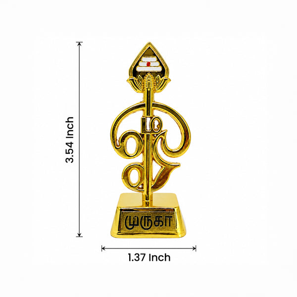 Om Murugan Vel Dashboard Stand Size
