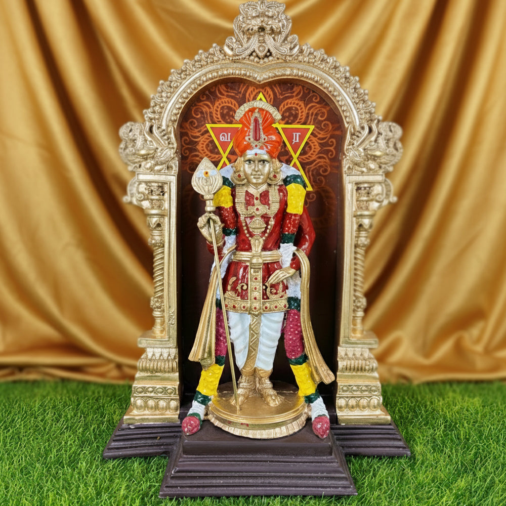 Palani Raja Alangara Murugar with Arch – Om Spiritual Shop