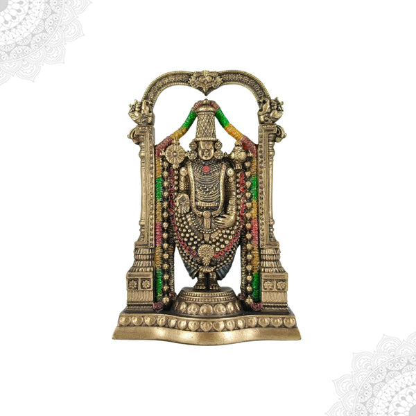 Tirupati Balaji with box_ floral images
