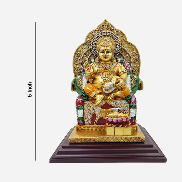 Lord Kubera Fiber Statue