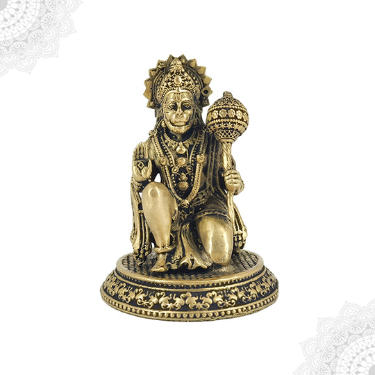 Brass Hanuman Statue